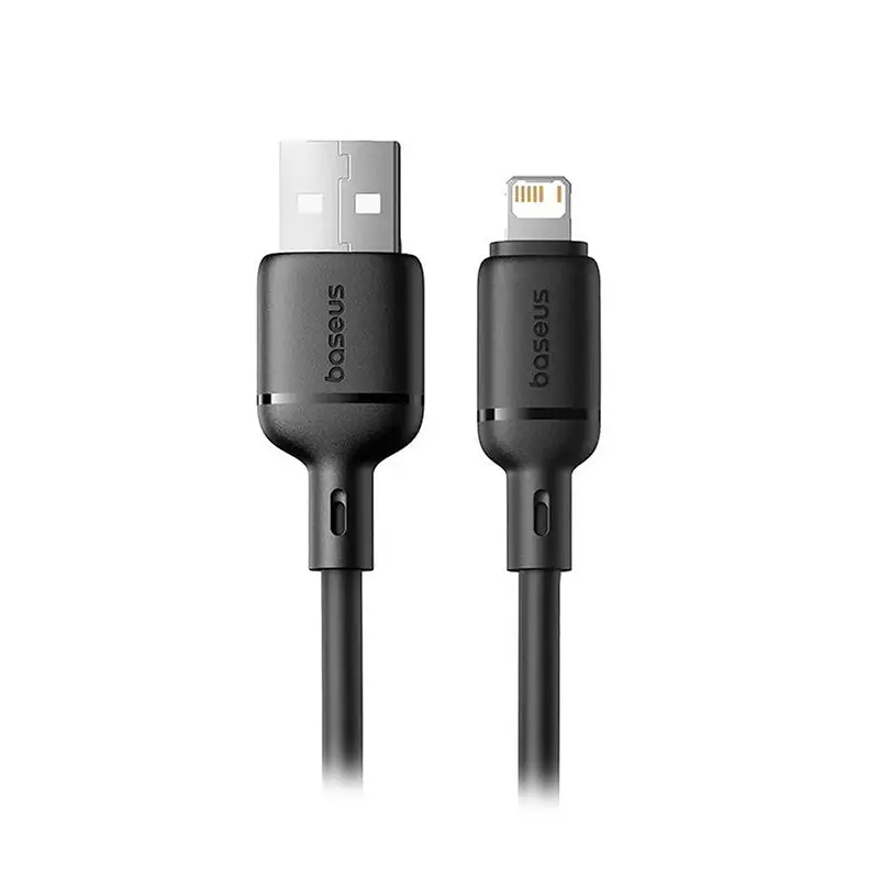 کابل شارژ USB to iP باسئوس مدل Baseus Silky Soft and Flexible 